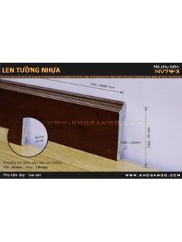 Len Tường nhựa NV79-3